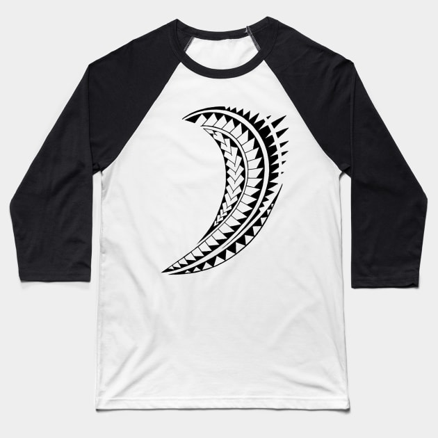 Polynesian tribal Baseball T-Shirt by attracdionz